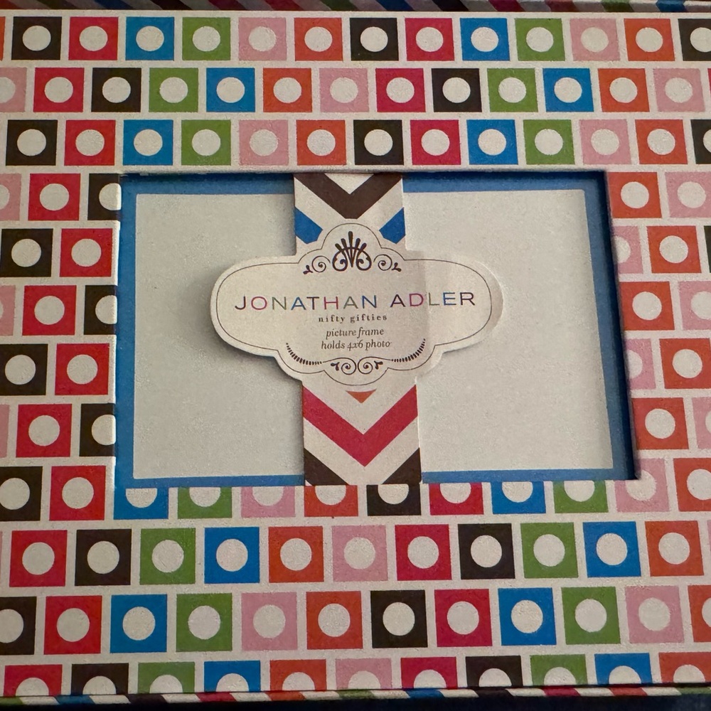 Jonathan Adler Multicolor Geometric Frame